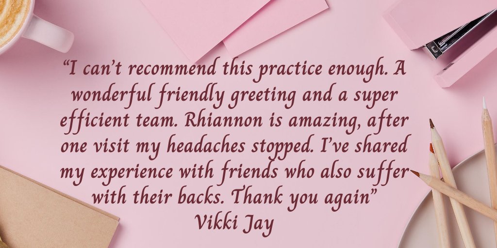 It is always lovely to get positive feedback from patients. Many thanks to Vikki for taking the time to post this review on our Facebook Page.
To book your Chiro appointment, call us on 01328 854325
or visit our website: creativechiro.co.uk