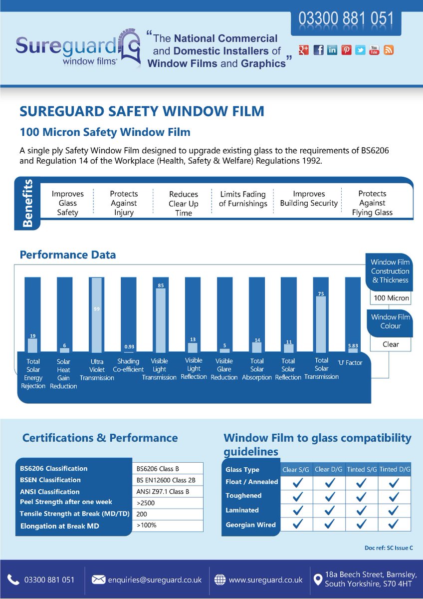 SureguardLTD's tweet photo. is in Rainham & Sheffield today installing Safey Window Film & COVID-19 Screens https://t.co/ARFxhdrE6u #rainham #sheffield #installing #safety #safetyfilm #safetywindowfilm #windowfilm #windowfilms #COVID19 #screens #Sureguard #sureguardwindowfilms #Nationwide https://t.co/CZV881k45b