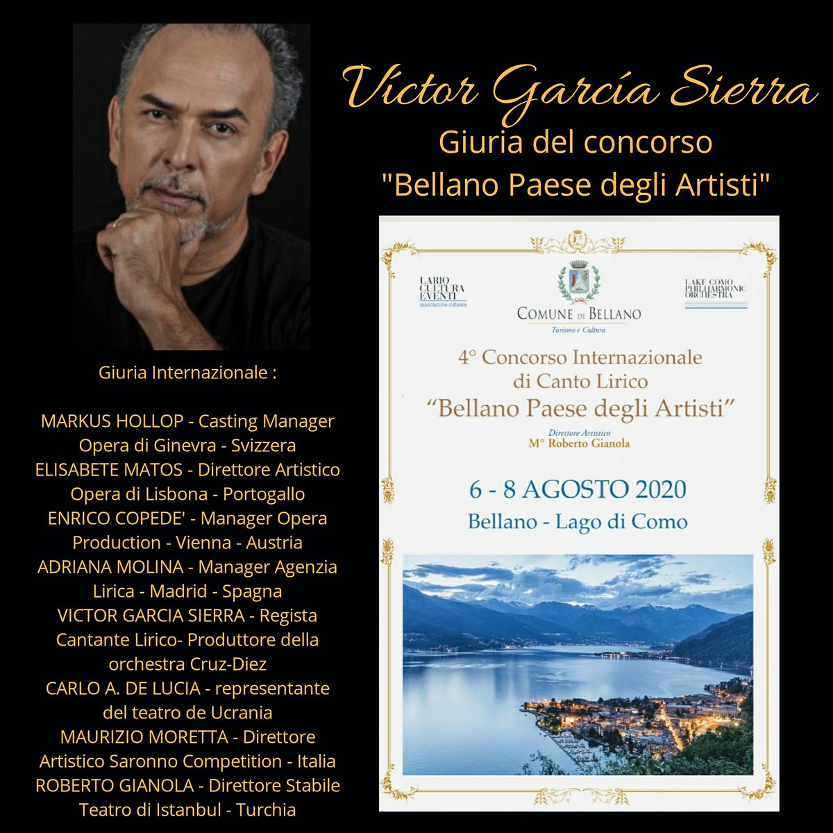 victorgsierra's tweet photo. Mis últimas. Actividades
Y en pocos días estaré en el teatro Petruzzelli de Bari con la regia de Elisir d'amore https://t.co/AJltj39aav