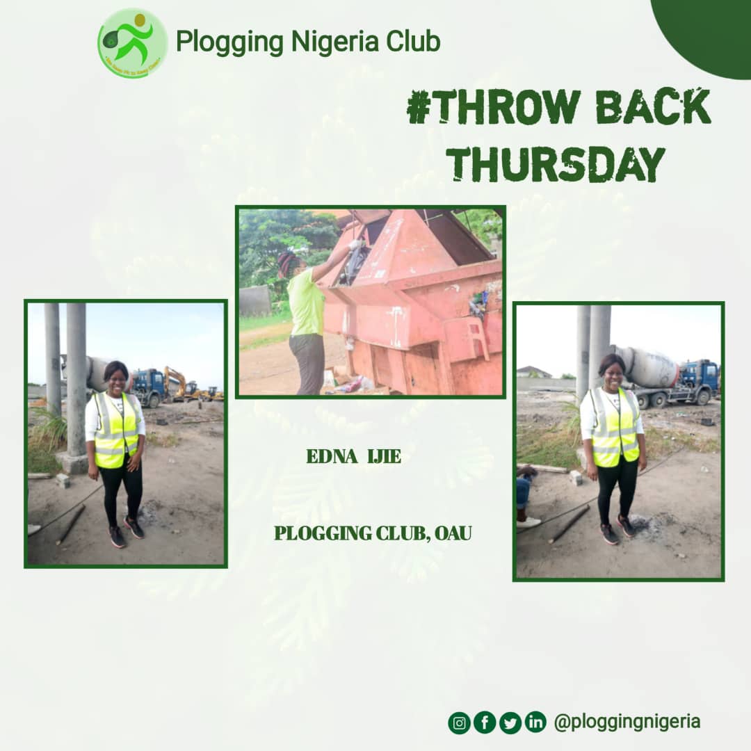 ploggingnigeria's tweet photo. #TBT
Seeing my classmates scramble for PET bottles when I resumed final year was quite amusing. I was intrigued, interested and curious, so they introduced me to Plogging Nigeria.
My first day as a Plogga was pretty amazing.
#PlogbackSeries
#PloggingNigeria
#ThrowBackThursday. https://t.co/DA6YS1O6Nv