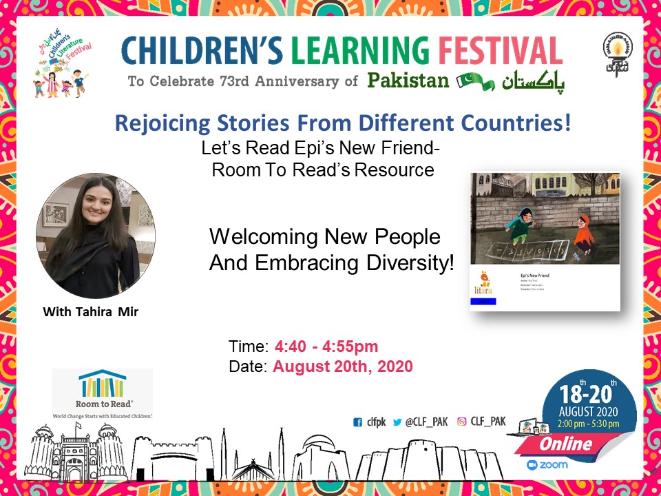plf_pk's tweet photo. Register now:
https://t.co/VQLDi4K0j9
Join us today for the 3rd and last day of digital Children's Learning Festival happening for the first time in Pakistan! We have some great sessions in store for your learning and entertainment today as well.
#CLF #CLFPakistan #DigitalCLF https://t.co/qrRLQnIpv7