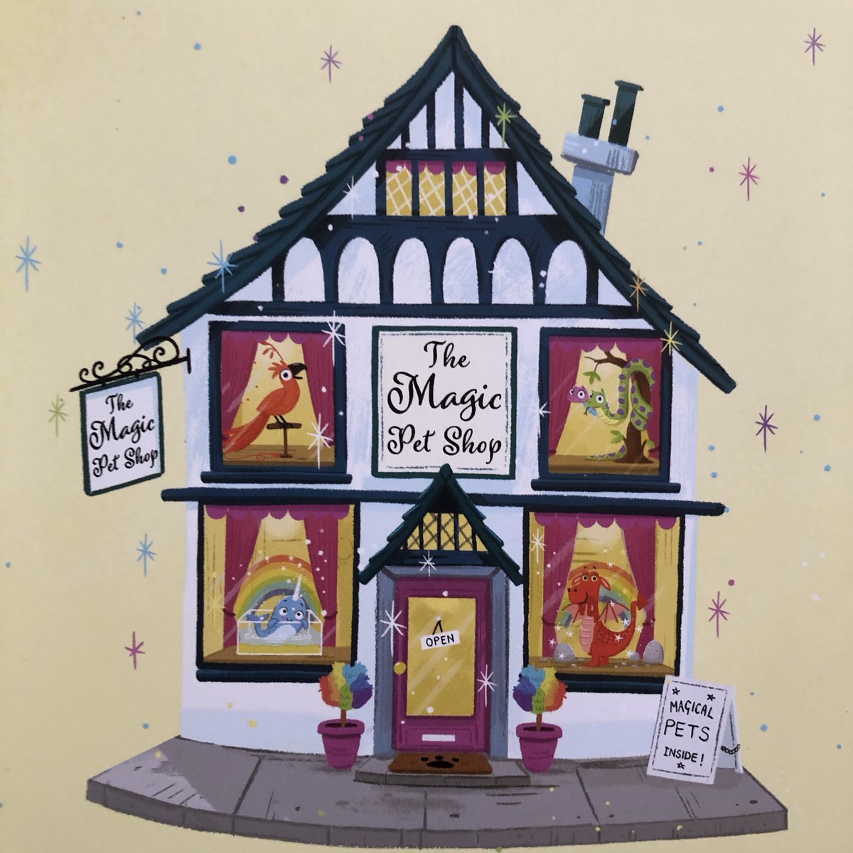 Plum_Agency's tweet photo. A very very Happy #BookBirthday to #dreamteam Matilda Rose and our brilliant Plum @timbudgen for the newest addition to the #MagicPetShop series: #LaLaLlama! We've been so excited to share this one with you- dance to your local bookshop and pick up a copy now! 💜🦙 https://t.co/6KCtrkoNqQ