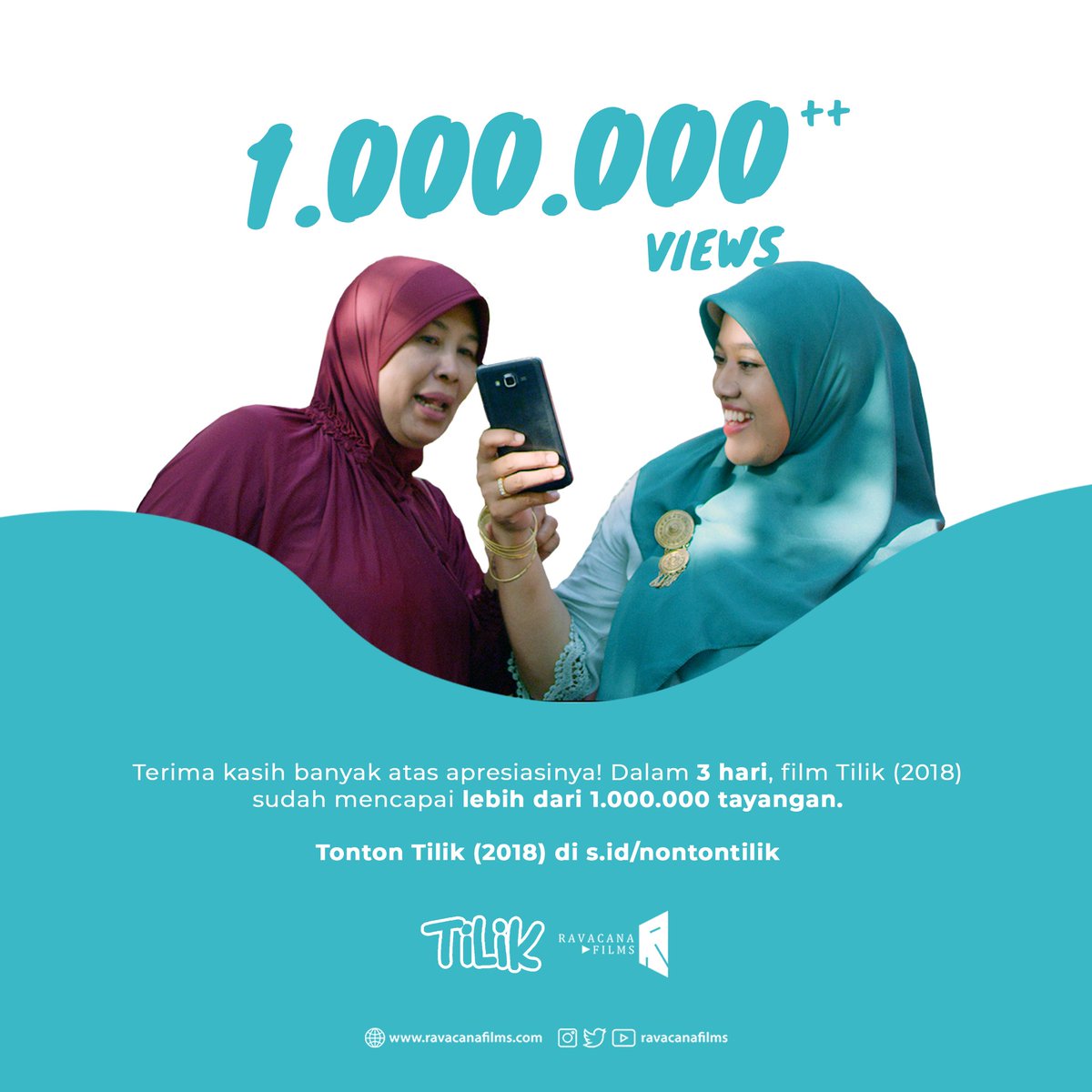 Terimakasih banyak atas perayaan &amp; apresiasinya buat kami! Terharu bgt 🥺❤️😘

CATET! ada banyak banget film pendek Indonesia yang bagus &amp; berkualitas. Cari, tonton, buktiin sendiri!