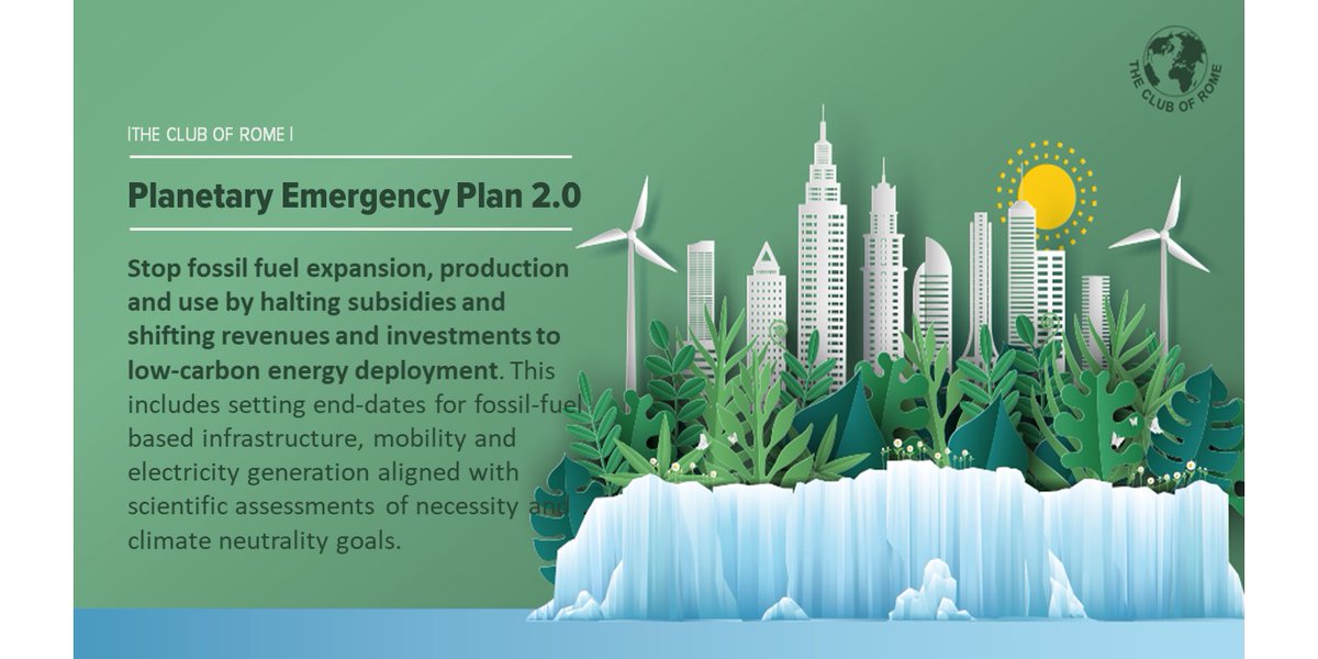  #PlanetaryEmergencyPlan 2.0:  https://bit.ly/3j3bZKh Action 5: Stop fossil fuel expansion, production and use by halting subsidies and shifting revenues and investments to low-carbon energy deployment