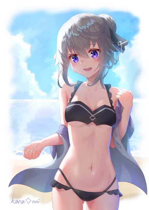 #これを見た人は自分の看板娘の画像を貼れ
3人いるけど1人目のカナちゃんを紹介。
(クレヴィちゃんは昨日のタグで再掲したし…) 