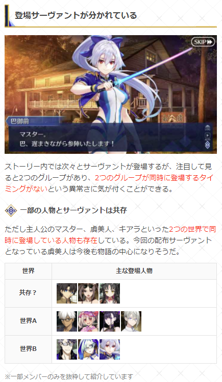Fgo攻略 Gamewith カルデアサマーキャンプの考察まとめ記事を作成٩ W و 攻略班の考察というよりは こんな 考察ポイントがあるよ という紹介記事になっています まだまだ書ききれていないことも多いですが考察する際の参考にどうぞ T Co