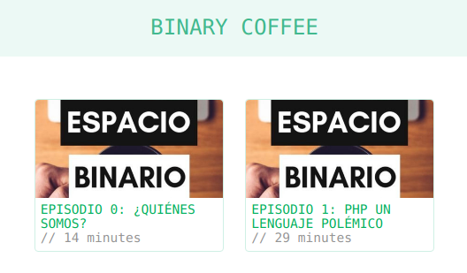 ggjnez92's tweet image. Ya tenemos publicados en @CoffeeBinary el listado de podcast @espac10binar10 

#binarycoffee