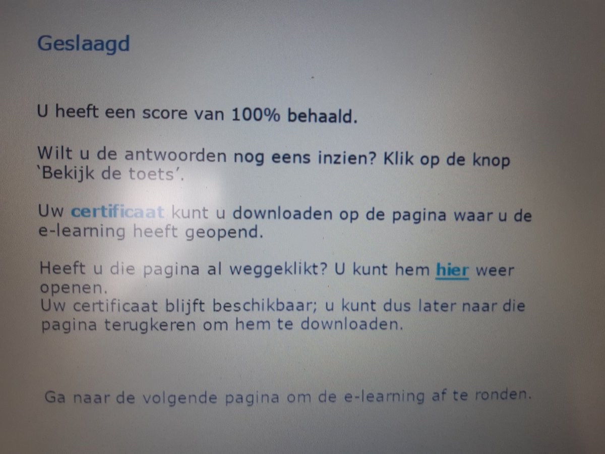 TessaSteghuis's tweet photo. Yes! Dit mag je verwachten van een #aandachtsfunctionaris #laaggeletterdheid, maar toch wel fijn dat het ook echt zo is. #onlinetraining @Lezenschrijven
#toetsgehaald https://t.co/72g9LPfdxr