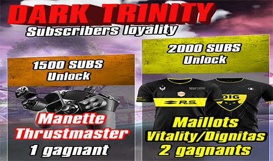 1500 SUBS !!!!!
Vous avez débloqué le premier palier les amis  !!
Le tirage au sort pour gagner la magnifique Thrustmaster commence !! 
pour participer⬇️
gleam.io/F03hw/tirage-a…
🔄 Retweet Maximal les BG !