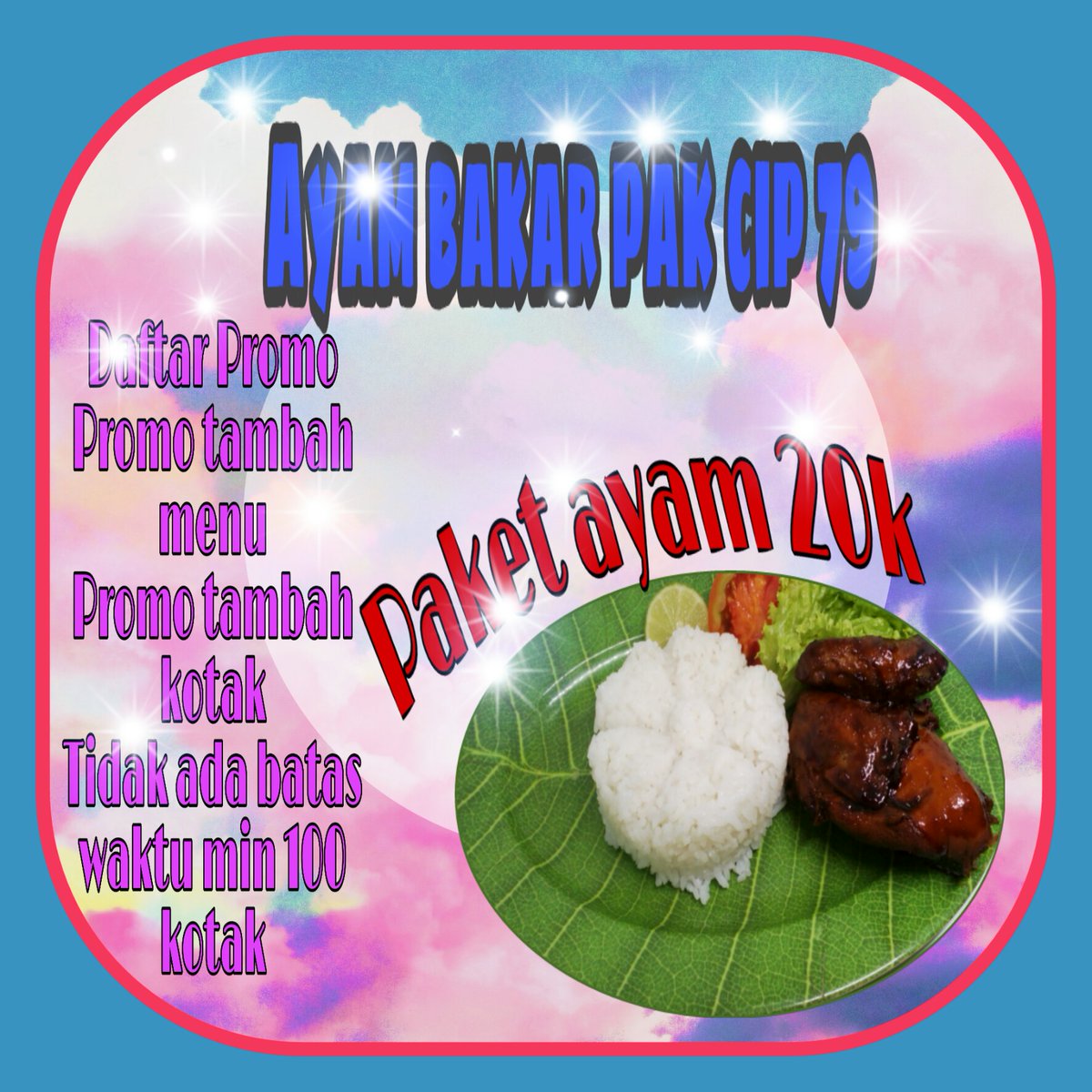 Tatiksusilowat2's tweet photo. #PewiraUsahaPemula
#FollowKami
@Tatiksusilowat2 @Ajeng__Cute16 @AsoppsiOfficial
@Athie__05
@BerisikEmak
@DapunthaH
@DiahRudiyanti
@EvythaVeyron6
@HardiDeana
@jogja_duren
@macan_uTara
@MilkaamaliaF
@nasgorxoplax
@TomboKepyar https://t.co/3ad2MRZJlv