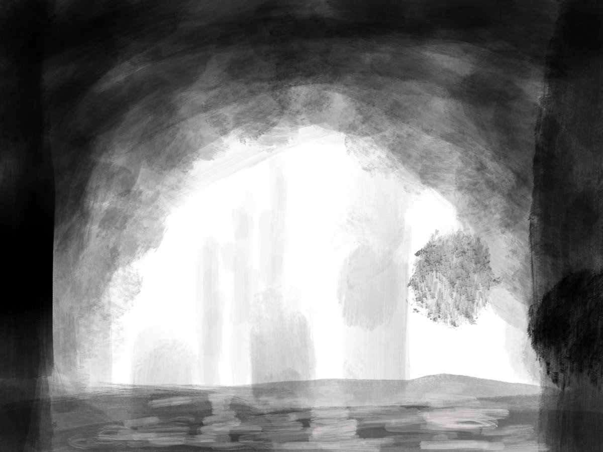 並行して描いていこうと思っている風景ラフたち 