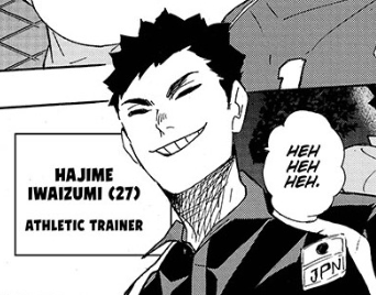 iwaizumi hajime (27) athletic trainer @ thinking about oikawa 