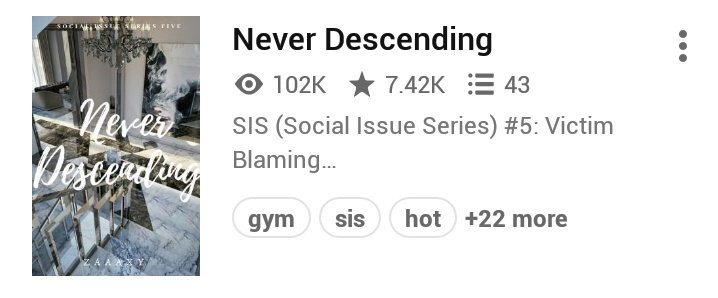 feloofzaaaxy's tweet photo. Happy 100k reads, Never Descending! Congrats, Ace Frederick at Iris Everleigh! 🎊❤️

#NeverDescending
#SocialIssueSeries
#ThiSISJustTheBeginning https://t.co/8snMhT65bN