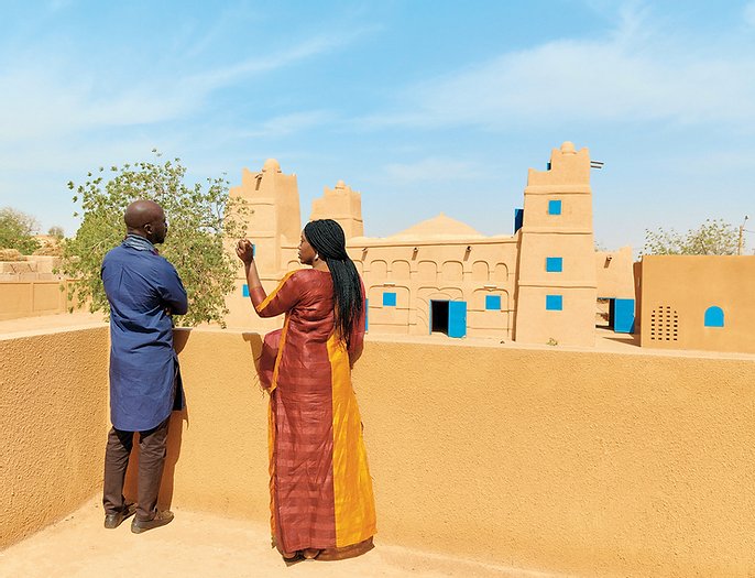 m_i_architects's tweet photo. Drawing inspiration from her childhood in Niger, architect Mariam Kamara is addressing the political nature of public space while reclaiming the Nigerien architectural vernacular. https://t.co/6svRUHhahh https://t.co/GfcgYpu4m4