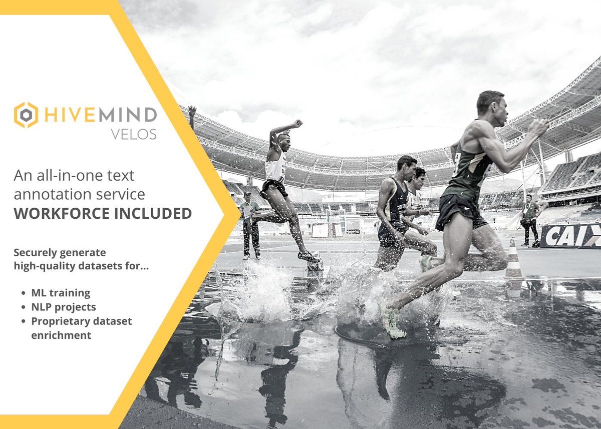 Tag named entities or parts of speech, extract keywords or sentences, enrich metadata, or annotate text by theme with VELOS, our easy-to-use text annotation service—workforce included.

Watch the demo video hvmd.io/velos

#NLP #ML #datascience