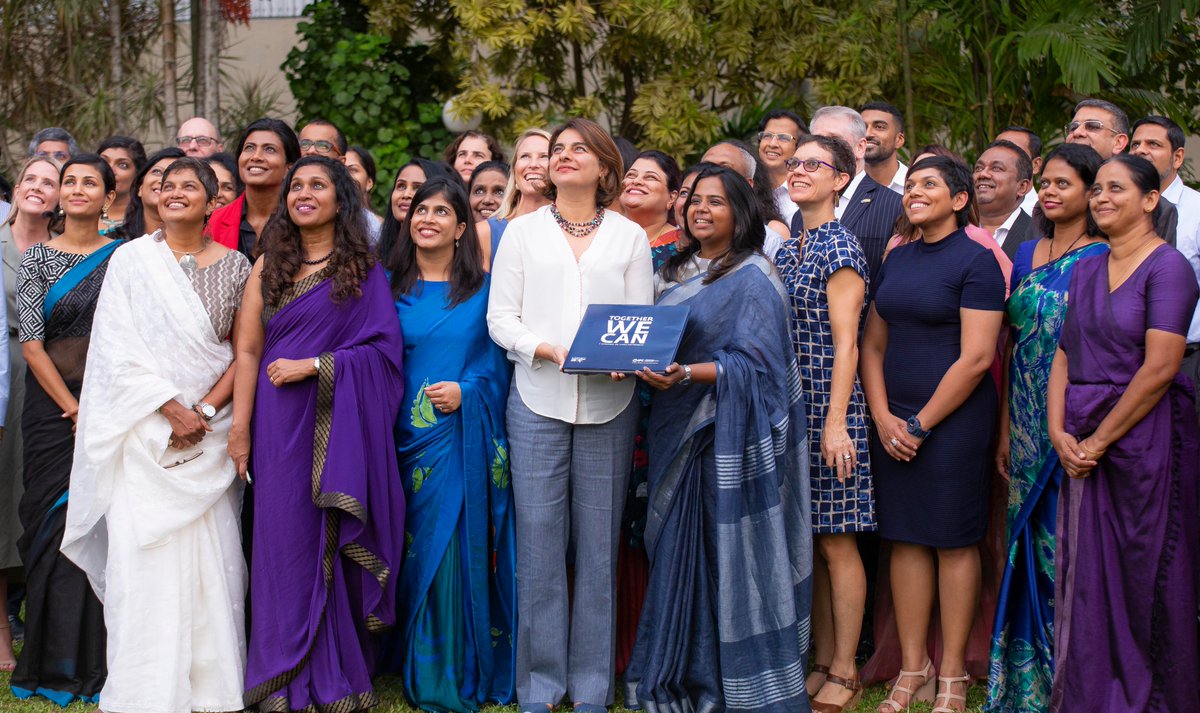 Aarthy_Arun's tweet photo. #ThrowbackThursday to the launch of #TogetherWeCan Campaign, a part of @IFC_org @dfat  #SheWorks #SriLanka  #LKA Partnership. Over 15 Companies, 170,000 employees are enjoying more equal and respectful workplaces. Stay tuned to learn more on the business results. https://t.co/f4QxDWxFLK
