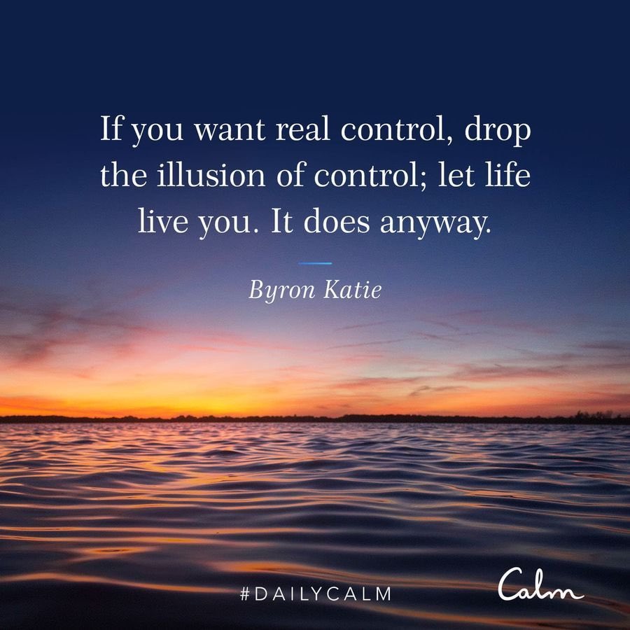 I am letting go of the illusion of control. I will make decisions today based on what I know and trust that the rest of it will be okay. 
#EncouurageEmpathy
#Calm