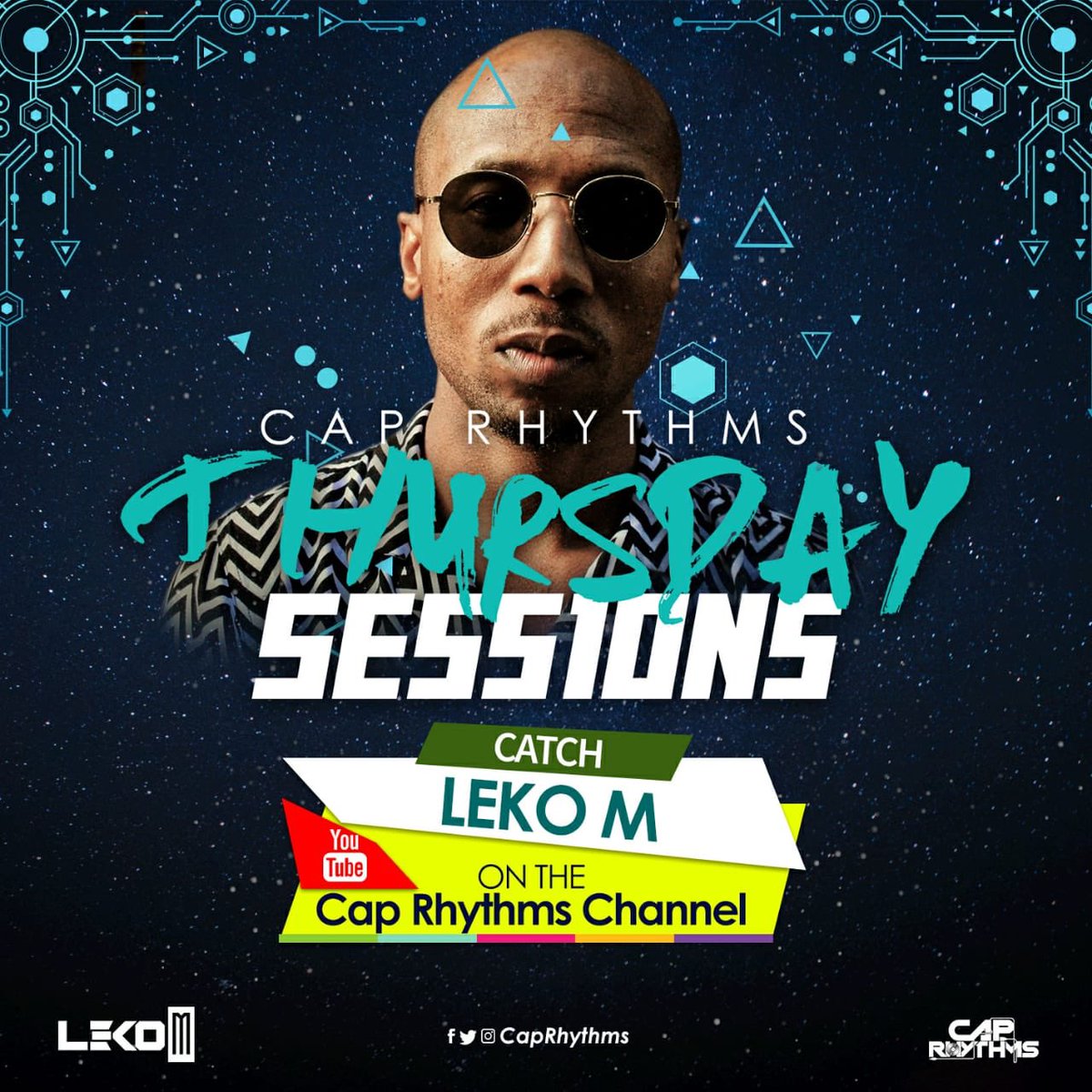Cap_Rhythms's tweet photo. The voice behind the song #AllTheMoves by @euphonik. Meet Leko M and catch his exquisite performance on the #CapRhythmsThursdaySessions ๐
https://t.co/CCvmyswmzu
#ThursdayMotivation #ThursdayThoughts #thursdaymorning #coronavirus #weekendvibes https://t.co/fDMCQ00zgU