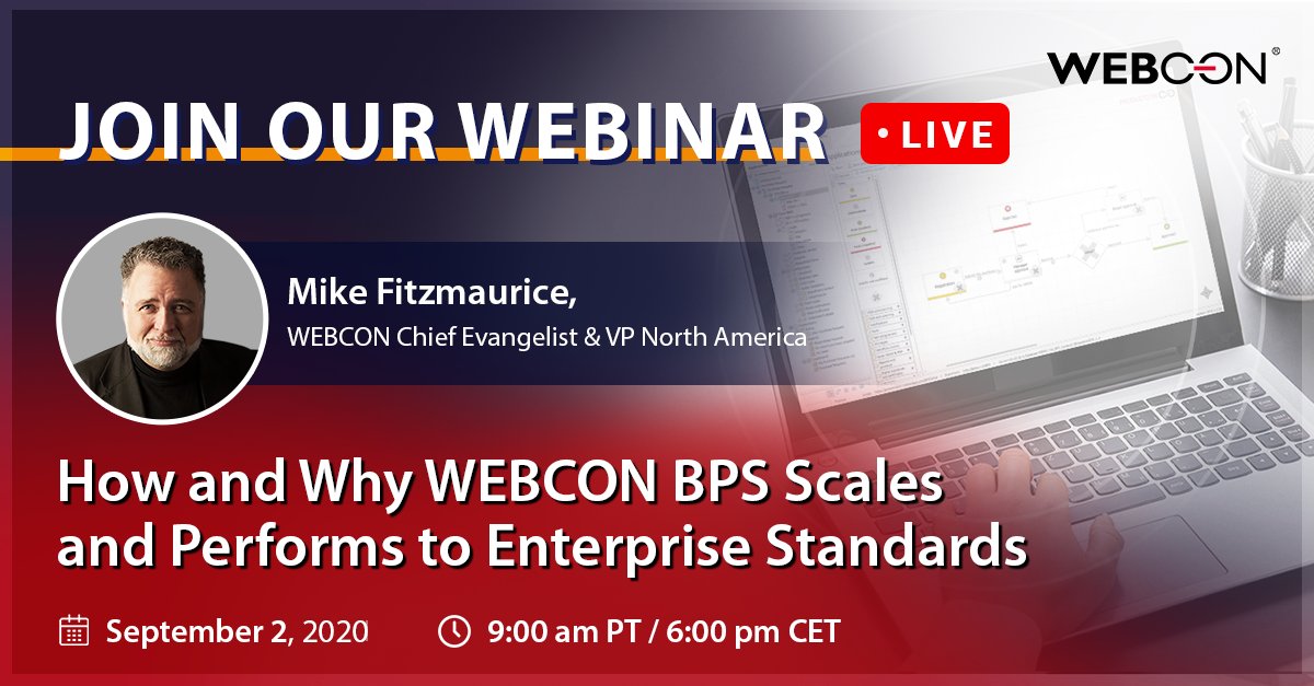 WEBCON_BPS's tweet photo. We built and keep evolving our #ProcessAutomation platform on the principle that every #application deserves to be treated like an enterprise application
✅See what makes applications built with #WEBCONBPS solid, secure, and successful🏆
Join our #webinar➡https://t.co/rZoEa2J2w7 https://t.co/wpAL2FAfXW