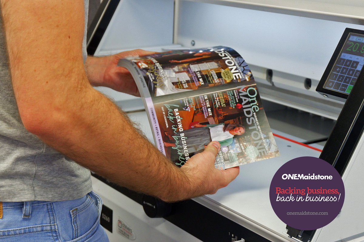 acprint_'s tweet photo. Super proud to be featured in the latest edition of the One Maidstone publication! Thank you @OneMaidstone for all your support for the town ☺️

We printed 15,000 copies onto a 130gsm silk and these are being distributed around the town centre! 

#onemaidstone #maidstone #kent https://t.co/dYq6FwfRwa