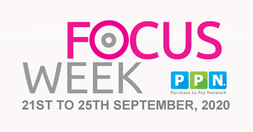 p2pnetwrk's tweet photo. Join us for our Focus Week - 21st - 25th September #accountspayable #procuretopay #backtotheoffice https://t.co/ToWnsv5kHz https://t.co/4jDpmL5Blt