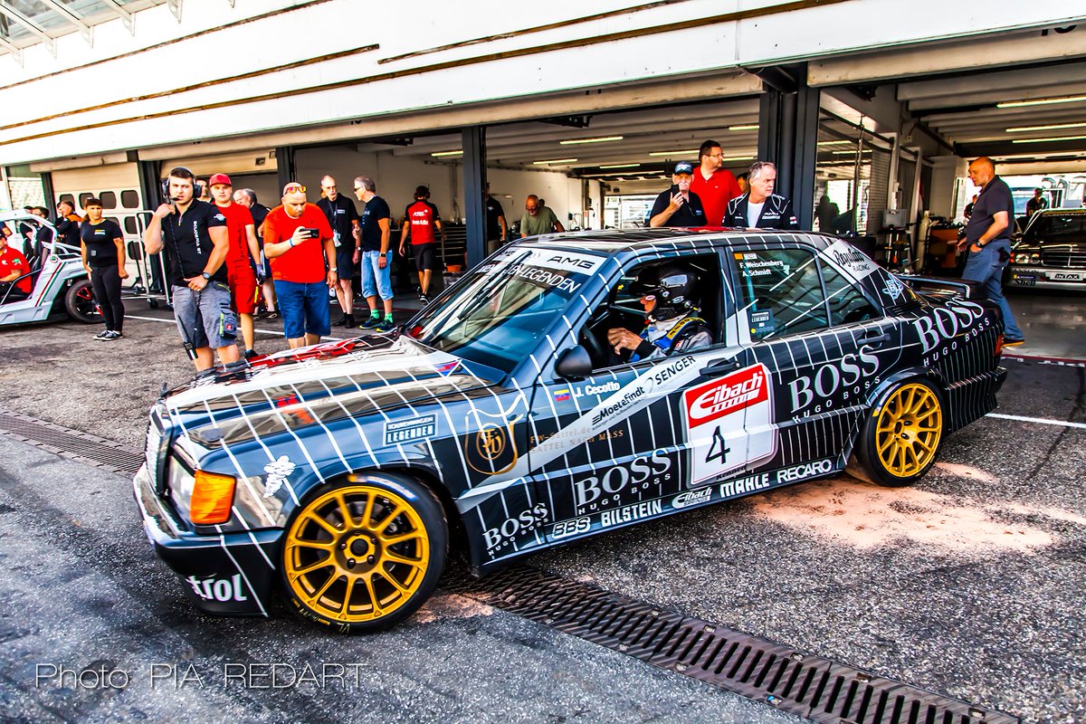 Mercdes 190 à Hockenheim 
Photo Pia Redart