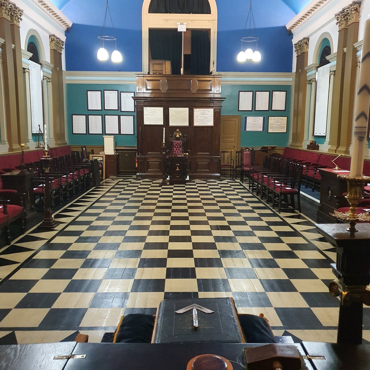 pgl_york's tweet photo. Over lockdown, a lot of work was done at #Castlegate House #York Full repaint in the Lodge room, and the old floor was uncovered. Members have decided it should be kept uncovered.
Can't wait to see how the dining room has turned out Updates to follow.
@UGLE_GrandLodge #Freemasons https://t.co/BzZQHOAkiX