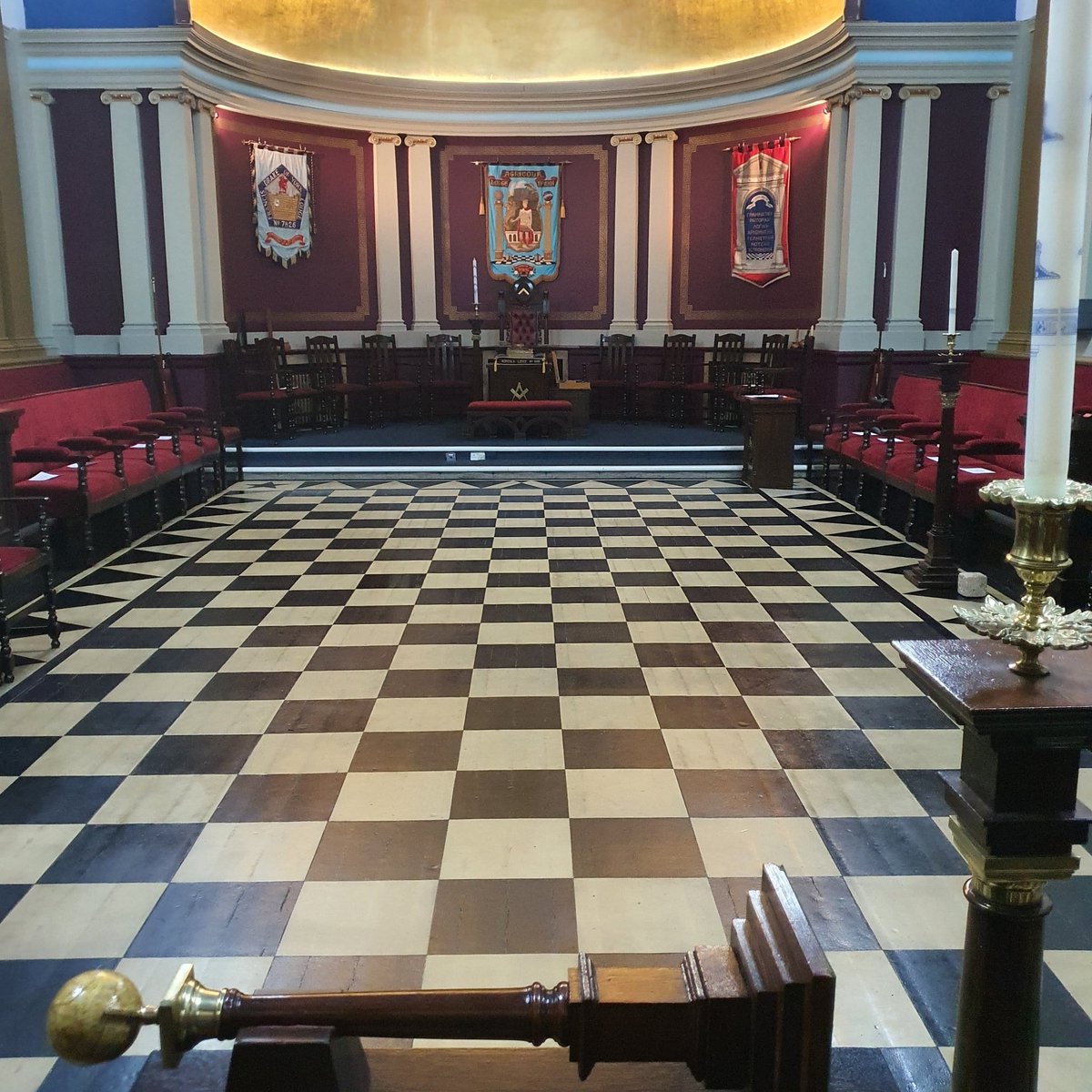 pgl_york's tweet photo. Over lockdown, a lot of work was done at #Castlegate House #York Full repaint in the Lodge room, and the old floor was uncovered. Members have decided it should be kept uncovered.
Can't wait to see how the dining room has turned out Updates to follow.
@UGLE_GrandLodge #Freemasons https://t.co/BzZQHOAkiX