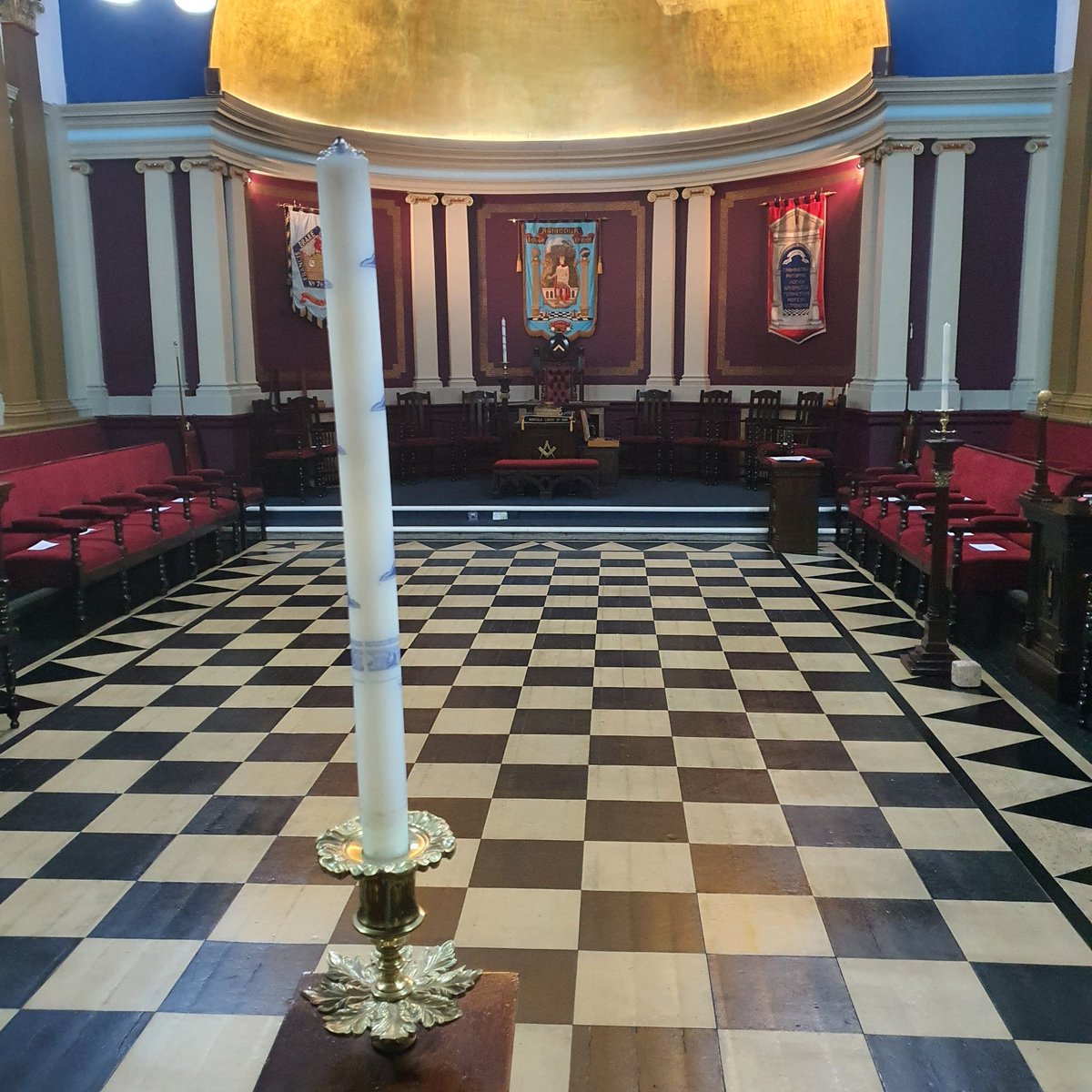 pgl_york's tweet photo. Over lockdown, a lot of work was done at #Castlegate House #York Full repaint in the Lodge room, and the old floor was uncovered. Members have decided it should be kept uncovered.
Can't wait to see how the dining room has turned out Updates to follow.
@UGLE_GrandLodge #Freemasons https://t.co/BzZQHOAkiX