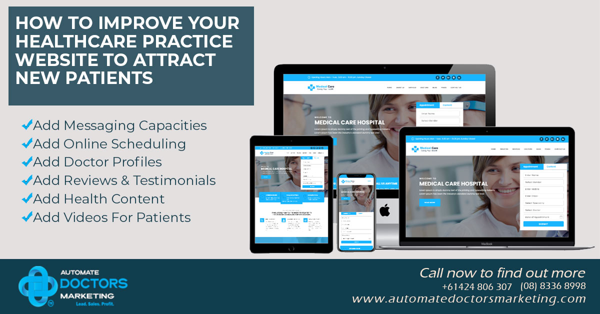 AutomateDoctors's tweet image. 50% of people say that a website is the #1 factor they use to decide the credibility of a business! 
Making your website aesthetically pleasing is just as important as making it user-friendly. lnkd.in/g7g-8g7
#dentalmarketing #dentalseo #dentistwebsites #medicalmarketing