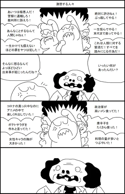 激怒する人々 
