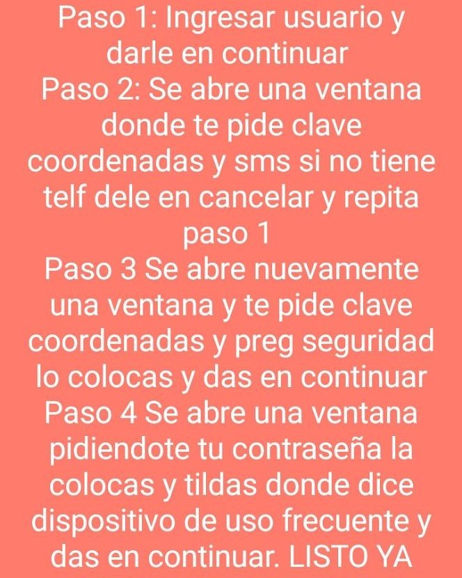 laproferebelde's tweet photo. COMO INGRESAR A @BcodeVenezuela SIN TENER EL CEL AFILIADO #bancodevenezuela #ServicioPublico https://t.co/qtZw5KoGwL