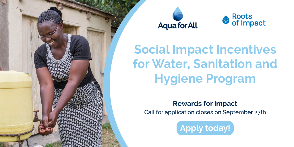 This week proud to launch @AquaforAll #SIINC for #WASH Program with #RootsofImpact. We are looking for impact enterprises that want to grow & boost their ability to attract #impinv. More info: bit.ly/SIINCFORWASH20…. Reach out to us! #innovativefinance #entrepreneurs #SDG6