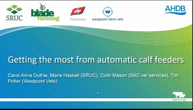 KatieTBlade1's tweet photo. Informative evening on Tuesday, getting the most out of your automatic calf feeders. An excellent webinar organised by @AHDB_BeefLamb. @BladeFarming https://t.co/G9PzpRKO0J