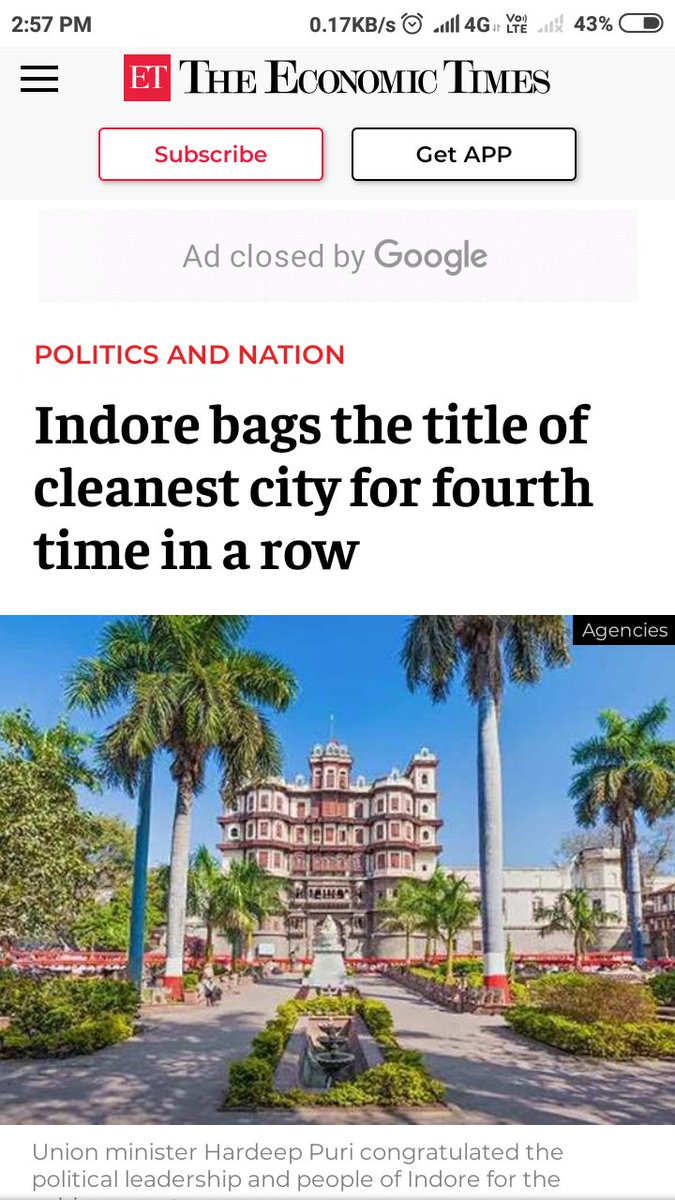 Congrats to all my indori people
#IndoreNeLagayaChoka #IndoreRahegaNo1