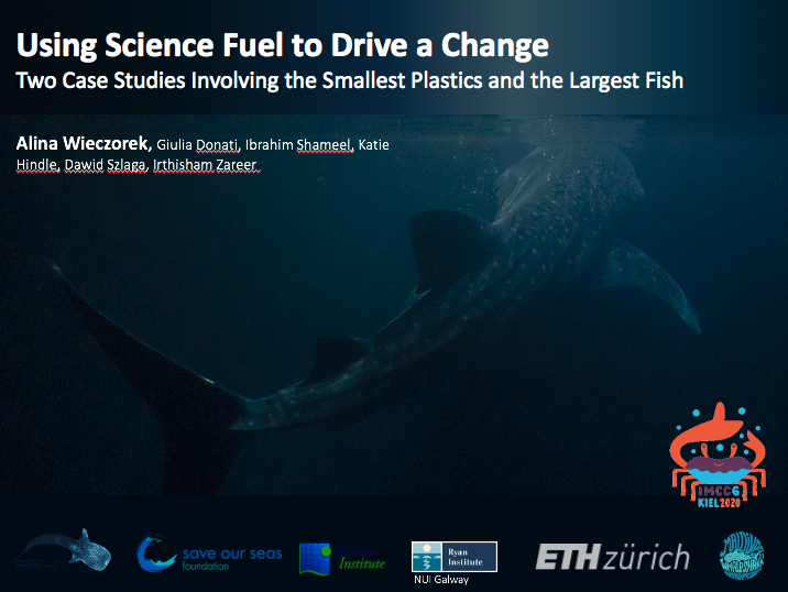 Alina Wieczorek (@alinamwieczorek) on Twitter photo Today I will be presenting the work we did in the @MPWhalesharks project over the past year to develop solutions with stakeholders to combat #plasticpollution and help protect the #largestfish and the unique habitats they live in
@IMCC2020 SSO11 - Afternoon Session
<a href="/saveourseas/">Save Our Seas</a> Today I will be presenting the work we did in the @MPWhalesharks project over the past year to develop solutions with stakeholders to combat #plasticpollution and help protect the #largestfish and the unique habitats they live in
@IMCC2020 SSO11 - Afternoon Session
<a href="/saveourseas/">Save Our Seas</a>