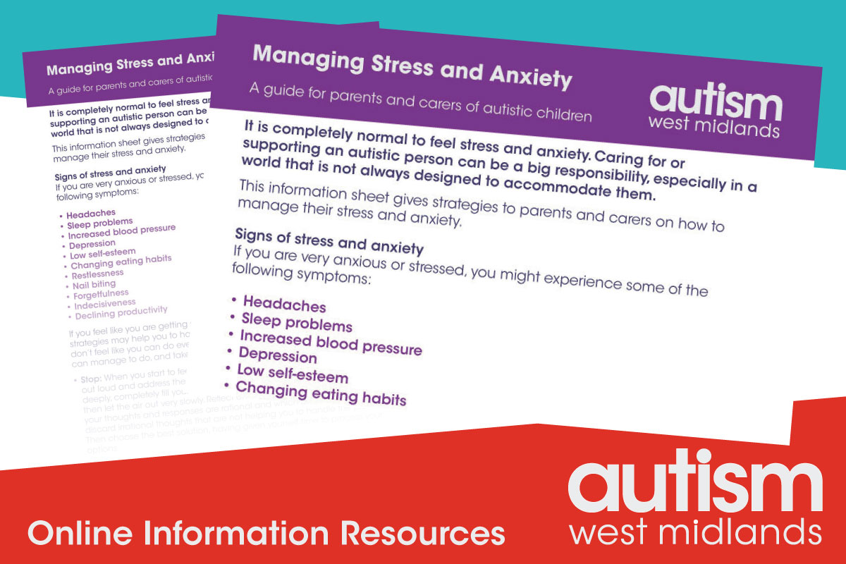 autismwestmids's tweet photo. Lots of us are under #stress &amp; #anxiety just now for lots of reasons but if you are a #parent or #carer for #autistic children this can become unbearable. We have a great Information Sheet for advice &amp; guidance to help out a little: https://t.co/i3kzvEFdC5
#autism #ASD #parenting https://t.co/iXEhf1Rryz