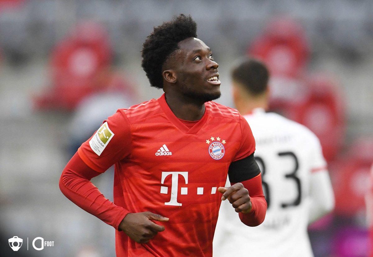 ActuFoot_'s tweet photo. Alphonso Davies sera le premier international canadien à jouer une finale d'#UCL 🇨🇦. https://t.co/xWdzP96wGP