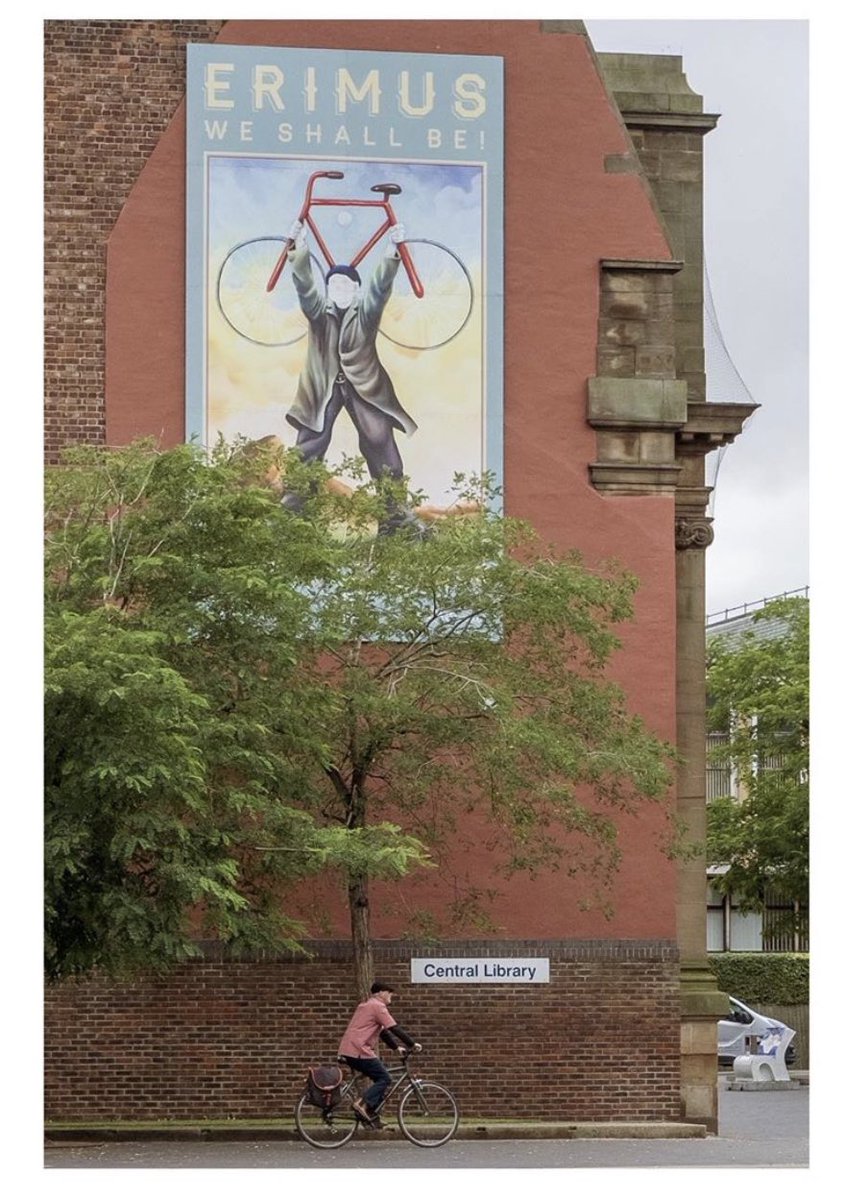 Loved seeing this photo, could never imagined as a child that I would have art work this big in my home town #Middlesbrough ❤️