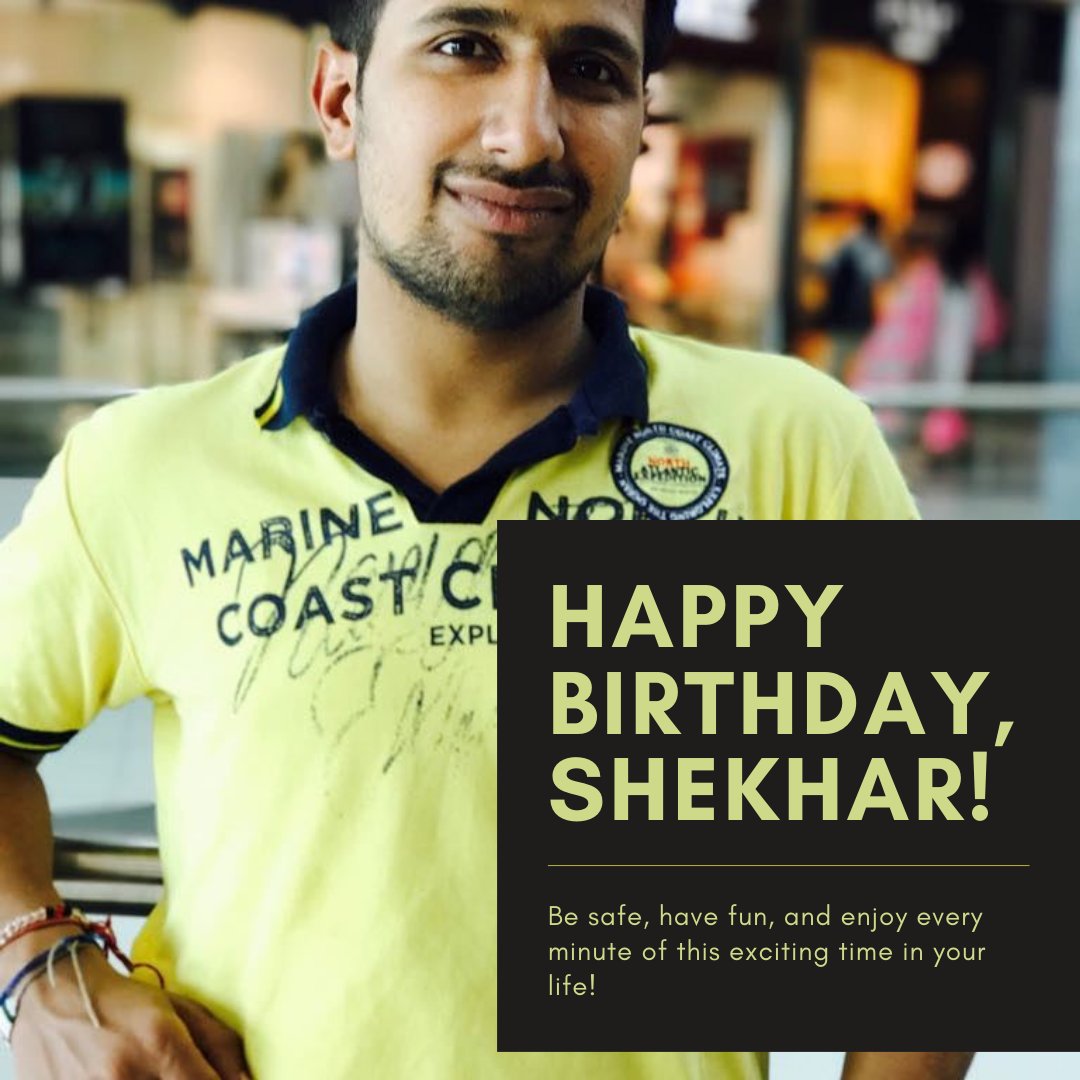 _dikonia's tweet photo. #BirthdayVibes We'd like to wish a very happy birthday to Shekhar Chugh! He's the brains behind our slick mobile apps, it's lovely to have you in the team. Wishing you progress and growth this year! #HappyBirthday https://t.co/w6rE4TwR8A