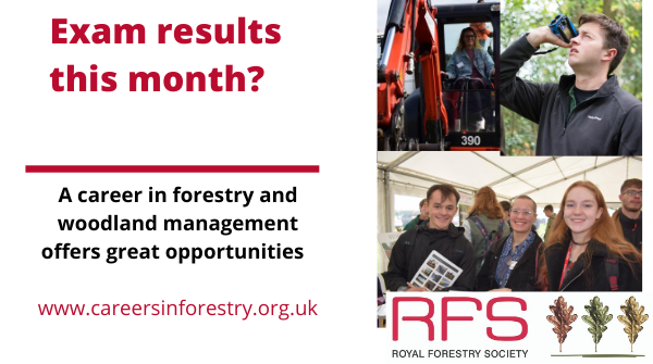 Expecting exam results? Or know someone who is? Find out about #careersinforestry , the fabulous opportunities and where to study.  See how others have been inspired #Alevels #GCSEs #careerchoices  ow.ly/paTM50B3iUh  and see out you tube channels ow.ly/3xuQ50B3iUi