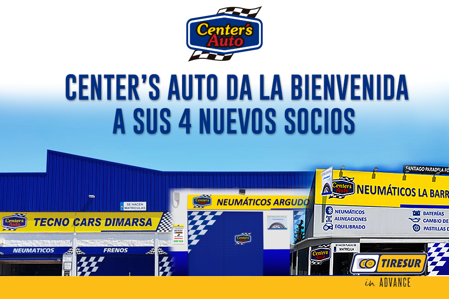 Grupotiresur's tweet photo. Damos la bienvenida a 4 nuevos talleres a la red de talleres @CentersAuto Una familia que ya supera los 150 talleres asociados en España y Portugal.
#tiresur #neumáticos #tires #centersauto
https://t.co/CjxFbJIHYM https://t.co/tBynKELs5E