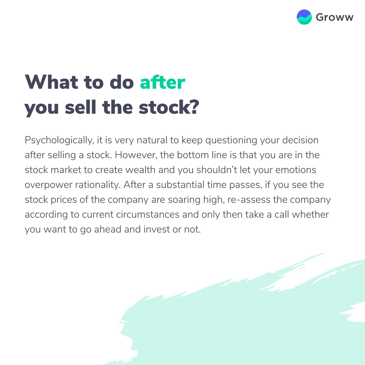 (3/3)Read more on:  https://groww.in/blog/what-is-the-right-time-to-exit-a-stock/