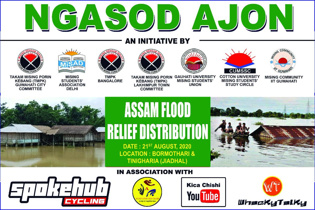MiSADofficial's tweet photo. Next phase
 Bormothari village and Tinigharia village in Jiadhal.

#Ngasodajon
#assamfloods2020 #Assam #assamneedshelp #misad https://t.co/t36EqmDq47