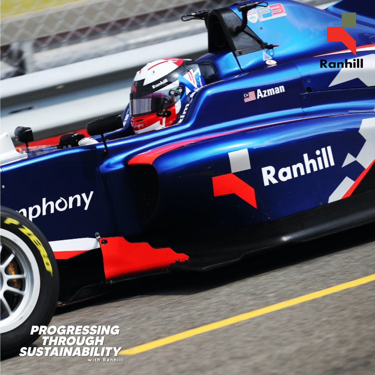 RanhillGroup's tweet photo. Making Malaysia Proud ποΈπ²πΎ
Nazim Azman retains top five position in British F3 Championship race. Keep up the good work, Whizz Kid!
#ProgressingThroughSustainability
#Ranhill https://t.co/GsUURiRuhK