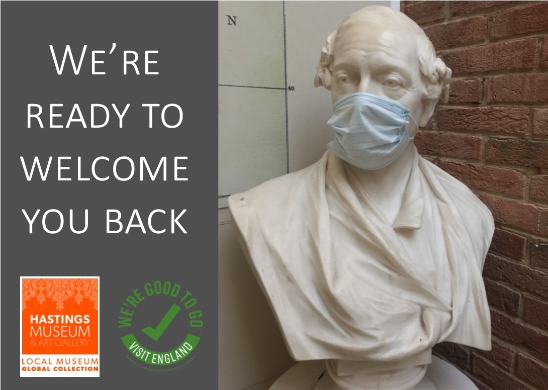 hastingsbc's tweet photo. Next week (27 August) Hastings Museum &amp; Art Gallery reopens, book your free advance tickets on their website: https://t.co/WK0o2d5mQw. 

There will be lots to see, including their new exhibition ‘Hastings Open 2020.

@hastings_museum https://t.co/2Xiz9yf0q4