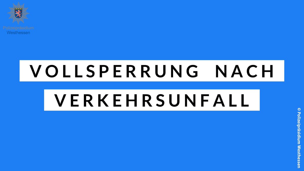 Polizei_WH's tweet photo. +++ ACHTUNG +++
Nach einem (schweren) Verkehrsunfall zwischen #Eltville und der Anschlussstelle #Walluf ist die #B260 zur Zeit voll gesperrt. Gutachter und Abschlepper sind vor Ort.
Unser Hubschrauber war auch im Einsatz um Übersichtsaufnahmen zu fertigen.
Fahrt bitte vorsichtig! https://t.co/Ok9Q8RNPOr