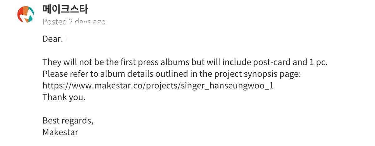 fossfossGO's tweet photo. #fossfossupdates⚠️
Please note that Han Seung Woo’s makestar albums are second press. Meaning it does not come with pre-order benefit (ref to 3rd pic)
But we are not sure regarding what is the “postcard and 1 pc” makestar is talking about. Should be only 1 pc (ref pic 2) https://t.co/ybTqBP7x0B