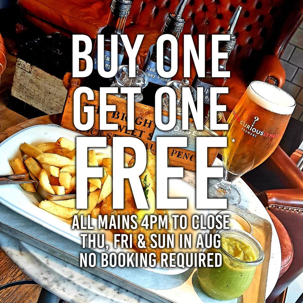 You get a great deal more from George's because our amazing deals don't stop on Wednesdays! Far from it - every Thursday, Friday and Sunday from 4 pm it's Buy One Get One Free on all main courses. #GeorgesGreatBritishKitchen #Leeds #Liverpool #Nottingham #SupportRestaurants
