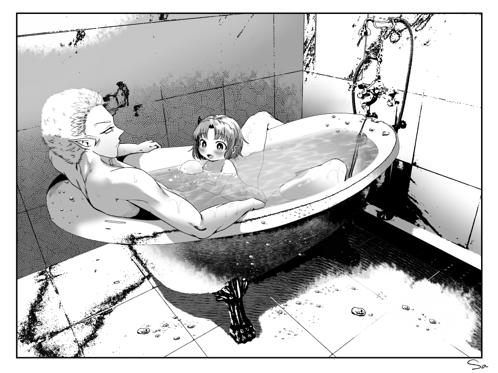 保護者とこども 